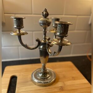 Elegant Silver Candelabra